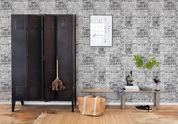 R15232 Decorated Bricks - Fototapeta RebelWalls