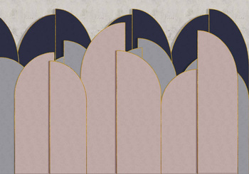 8602002 - panel PAVILION Rose Mies Coordonne