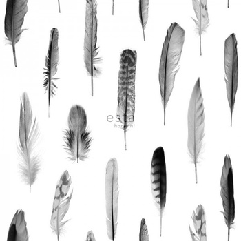143-138897 - tapeta Feathers Green House Esta Home