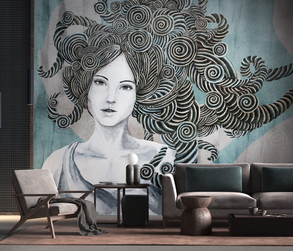 Fototapeta Kivara 625 31 2202 WallCraft w aranżacji salonu