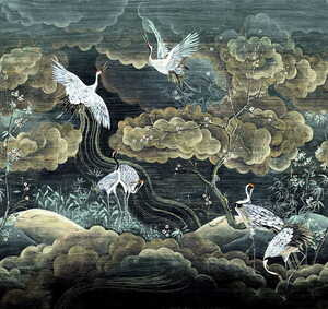 DGTRA4011- tapeta Byobu Traces Khroma