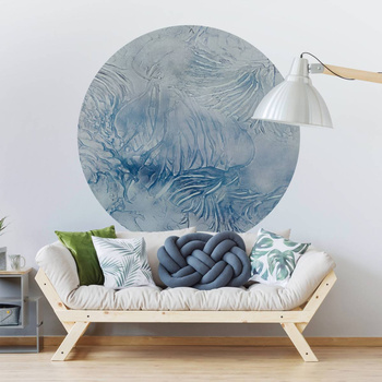 Koło Garda Blue - Fototapeta WallArt