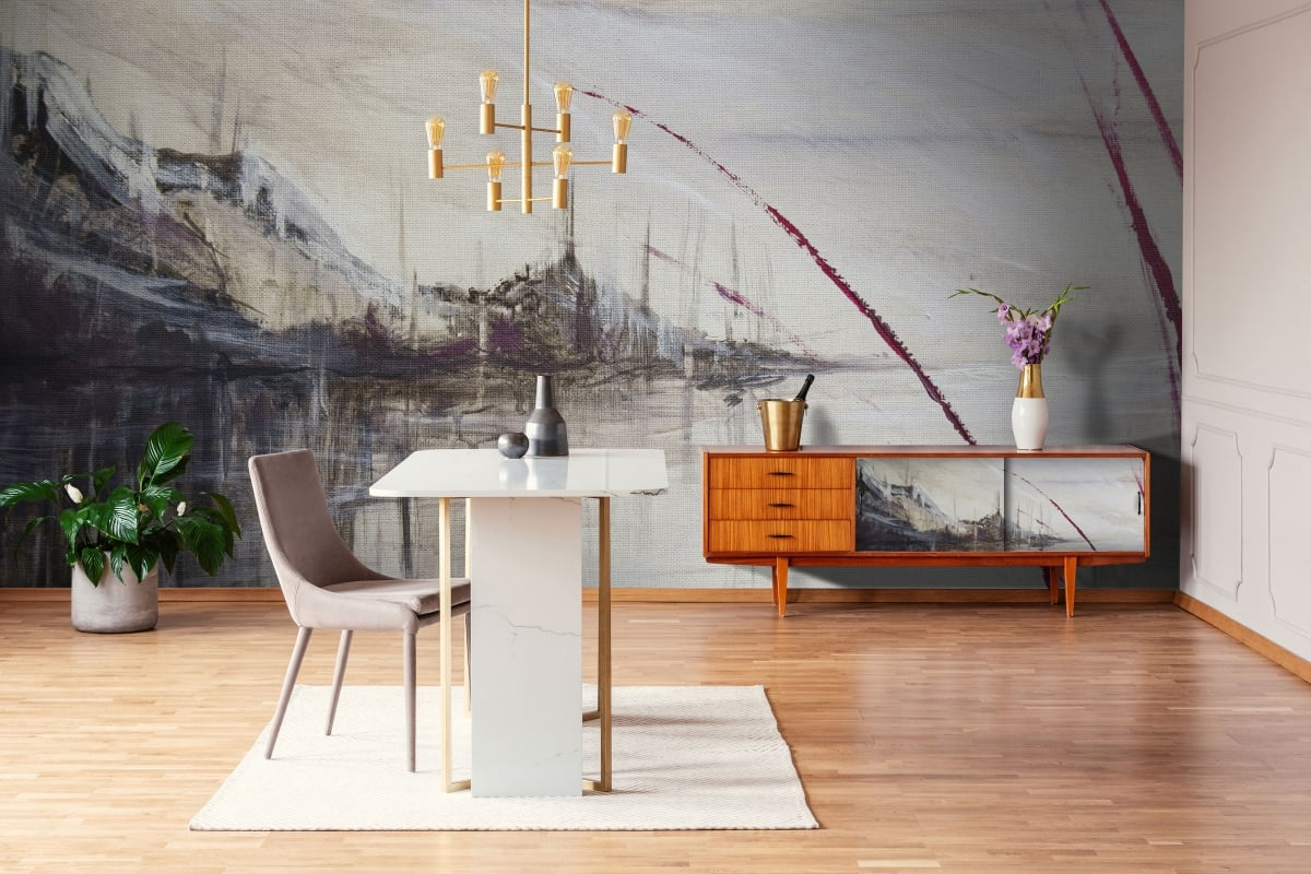 tapeta na wymiar WallArt do salonu – motyw abstrakcyjny Haze