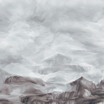 Tapeta Inkiostro Bianco THE CLIFFS INKIGTI2202