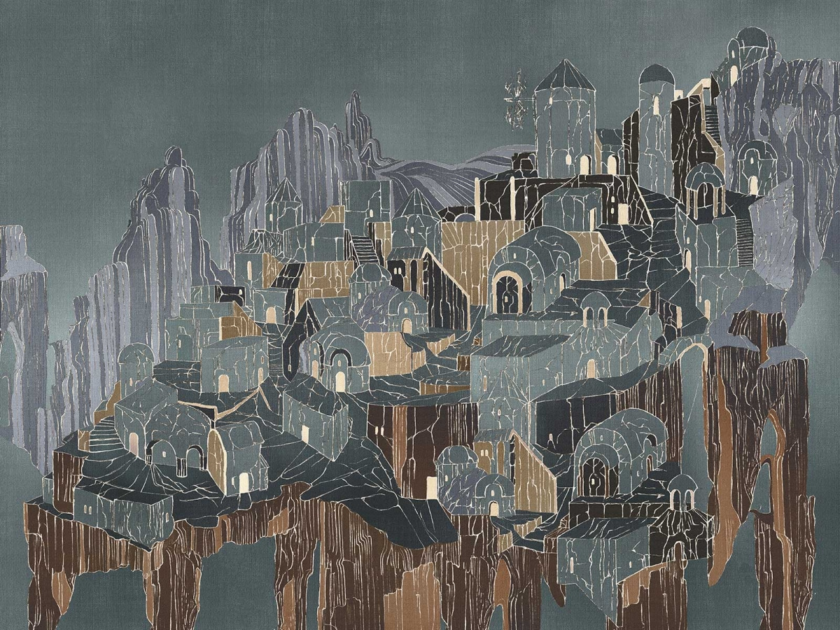 Tapeta na wymiar KOMO 610 31 2201 WallCraft - wzór w ujęciu frontalnym