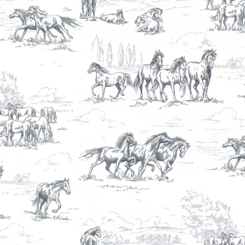 R15591 – fototapeta Horse Herd Rebel Walls