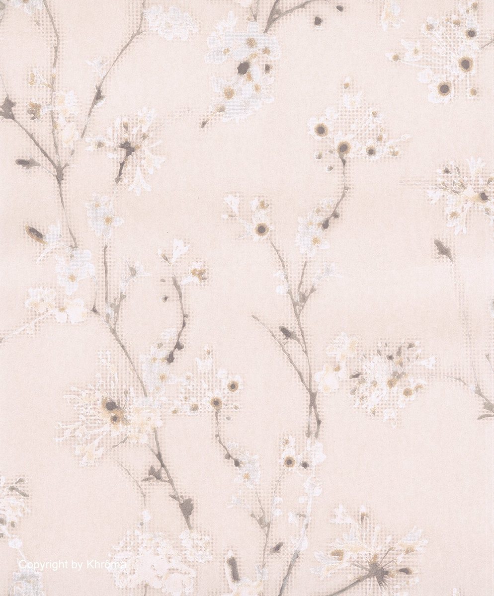 Tapeta pixelowe kwiaty kwitnącej wiśni Altea Oyster Khroma Altea OUTLET – Khroma – zdjęcie produktu