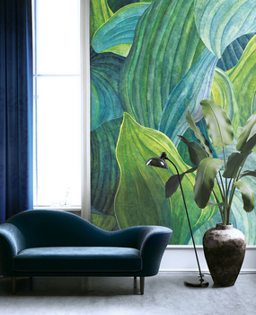 Hosta Aqua tapeta Wall Designs II Khroma