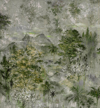 7800992 - panel Glass Green Botanika Coordonne