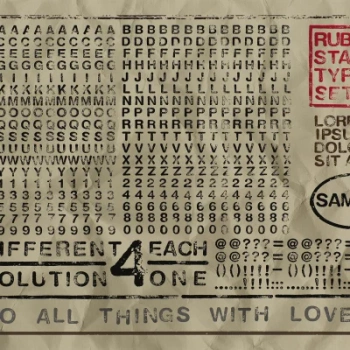 R12262 – fototapeta Rubber Stamp Rebel Walls