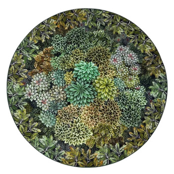 Madhya Moss Round - dywan Designers Guild