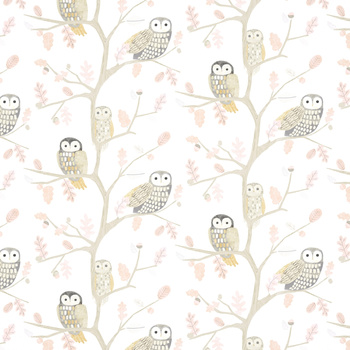 112628 - tapeta Little Owls Book Of Little Treasures Harlequin