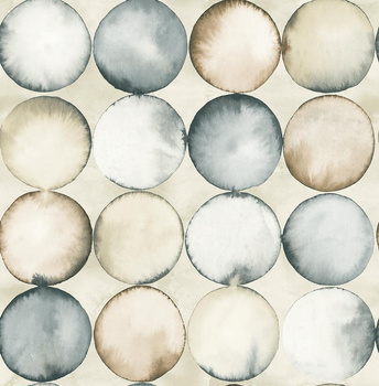 JA31707 - tapeta Watercolor Circles Jasmine WallQuest