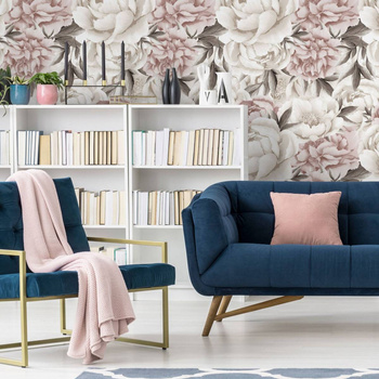 Peony Saturated - tapeta Wallart