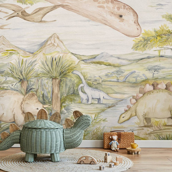 Dino Story - Tapeta w standaryzowanych rolkach WallArt