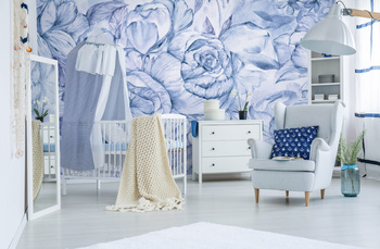 Brassica Blue - Fototapeta WallArt