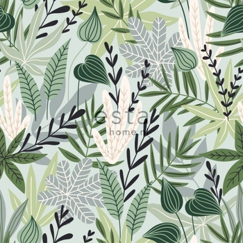 151-158894 - panel XXL Leaves In Scandinavian Style Jungle Fever Esta Home