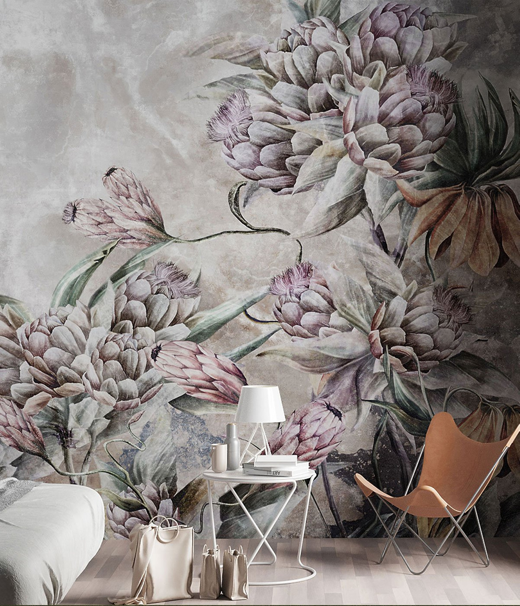 Fototapeta HELICONIA 335 31 2101 WallCraft na ścianie w sypialni