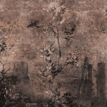 Tapeta Inkiostro Bianco - SETA INKEVEA2003 Goldenwall