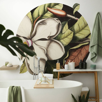 Koło Laurel - Fototapeta WallArt