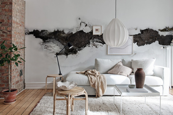 R18471 River, graphite - Fototapeta RebelWalls