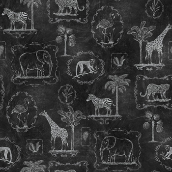R15273 – fototapeta Animal Party, Blackboard Rebel Walls