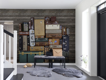 R14062 – fototapeta Stacked Suitcases, Heap Rebel Walls