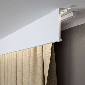 Listwa karniszowa LED 12 cm | Mardom Decor QL035
