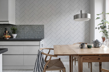 R14781 Fishbone Tiles - Fototapeta RebelWalls