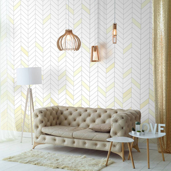 Simplicity Żółty - tapeta Wallart