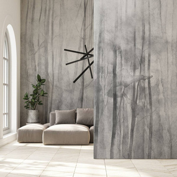 Mori Grey - Tapeta w standaryzowanych rolkach WallArt