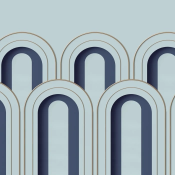 R16102 – fototapeta Arch Deco, Blue Rebel Walls