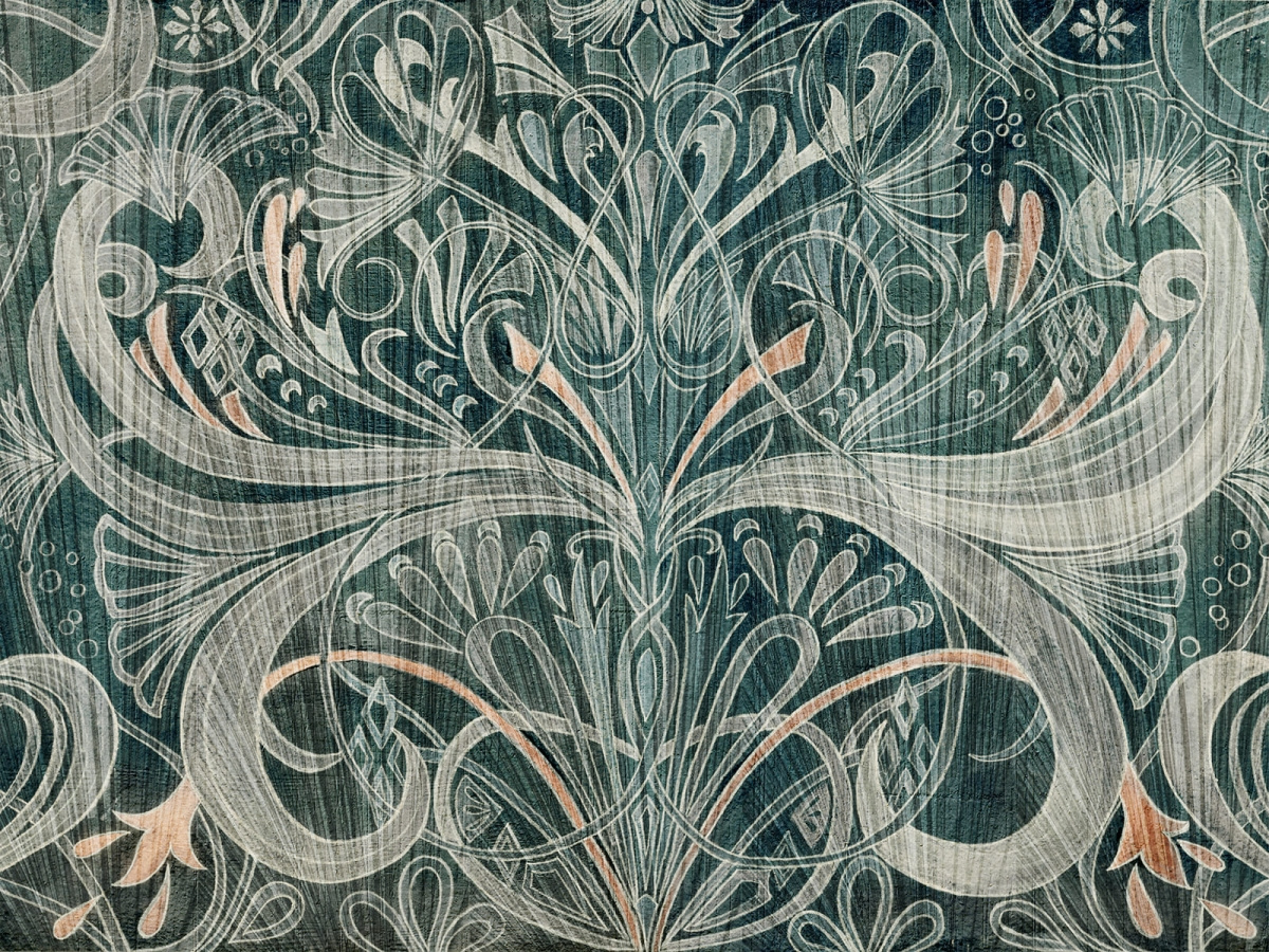 Zbliżenie na wzór fototapety TISANA 705 31 2202 WALLCRAFT