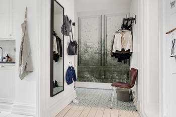 R15382 Patinated Panels, Moss - Fototapeta RebelWalls