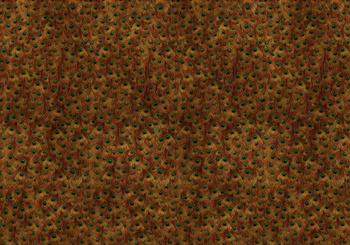 9600090 - panel Peafowl Gold Random Metallics Coordonne