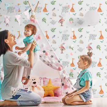 Little Fox - tapeta Wallart