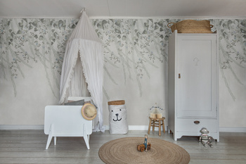 R16781 Lush Foliage, Sage Tint - Fototapeta RebelWalls