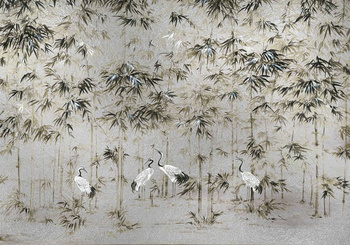 9600011 - panel Garzas Silver Random Metallics Coordonne