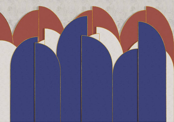 8602003 - panel PAVILION Ultramarine Mies Coordonne