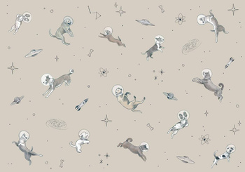 9700082 - panel Doggy Gravity Cream Mies Coordonne