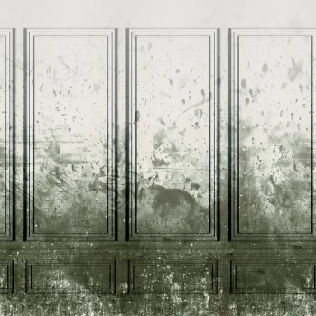 R15382 – fototapeta Patinated Panels, Moss Rebel Walls