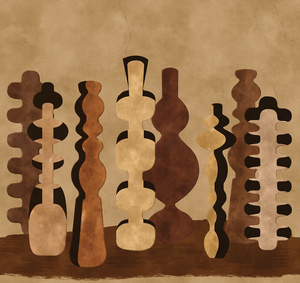 DGPOT1011- tapeta Potteries Terra Khroma