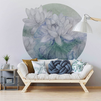 Koło Winter - Fototapeta WallArt