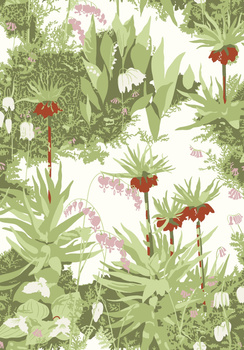 1982 - tapeta ARNE JACOBSEN KEJSARKRONA Scandinavian Designers III Borastapeter