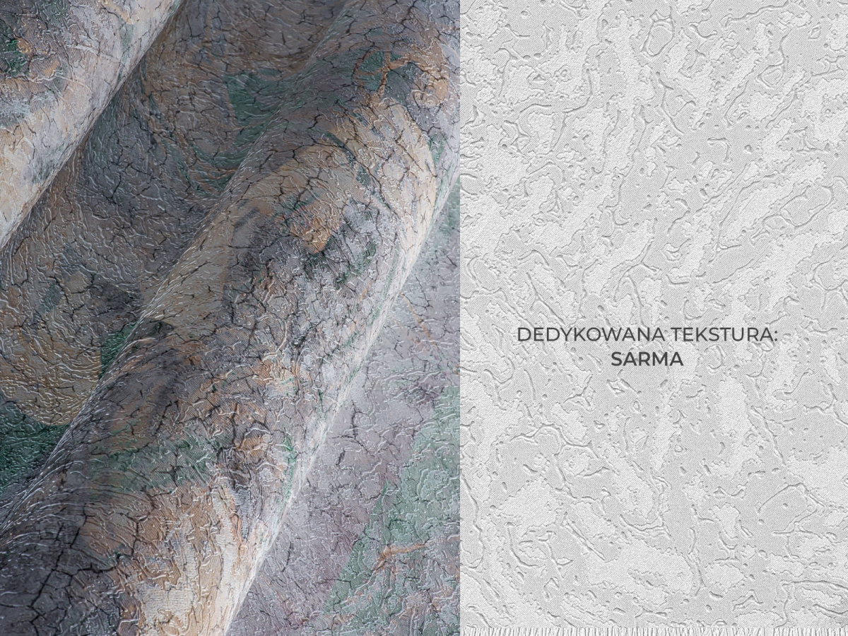 Struktura Sarma tapety La Vien 650 31 2202 WallCraft zbliżenie