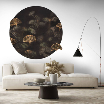 Koło Nero - Fototapeta WallArt