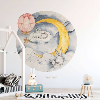 Koło Moonie Blue - Fototapeta WallArt