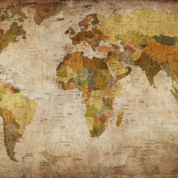 R10771 – fototapeta World Map Rebel Walls