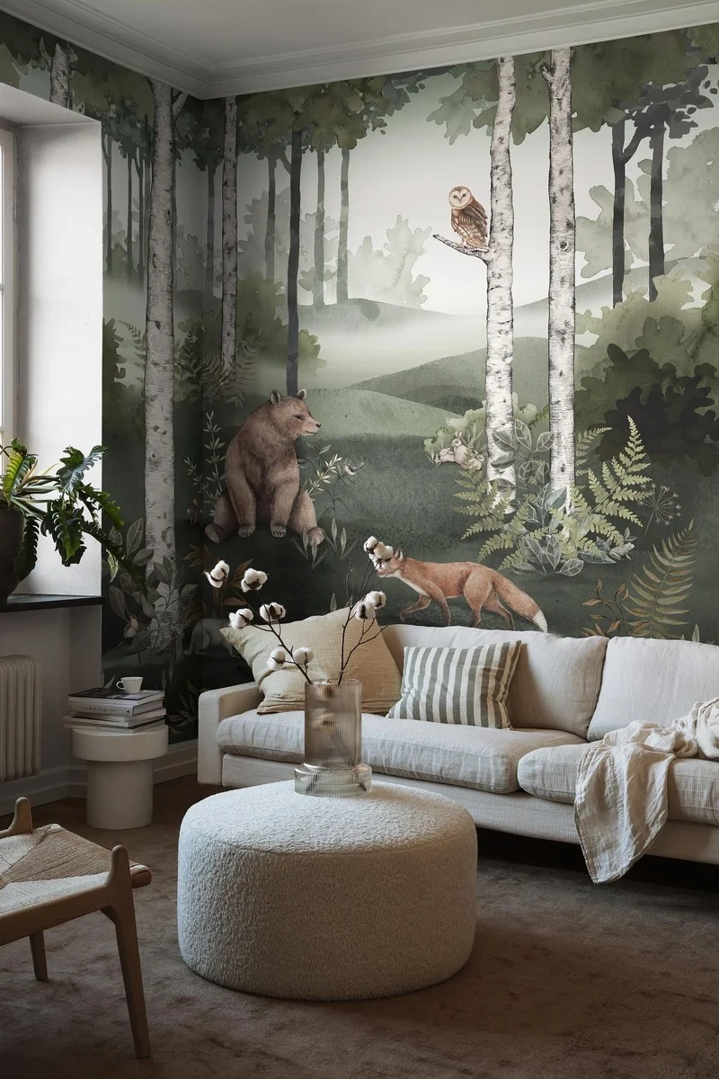 6943 – mural Wild Forest Newbie Wallpaper II – BorasTapeter – zdjęcie produktu