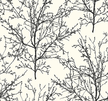 BW22400 - tapeta Winter Branches Black & White Paper&Ink Wallquest